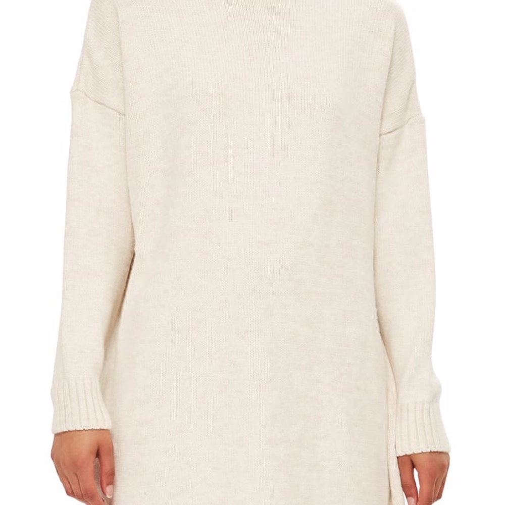 Topshop Turtleneck Sweater Dress